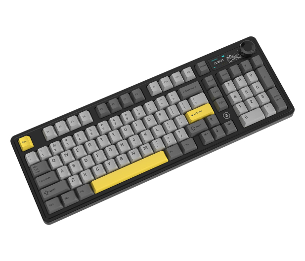 Ajazz AK980 V2 Gift Switch V2 Black Gray Yellow z ekranem - 1536371 - zdjęcie 3